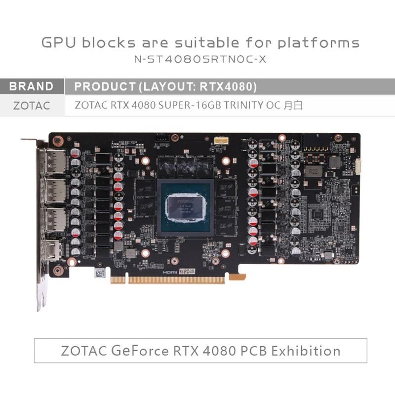 Bykski GPU Block untuk Kartu G - Rtx 4080 Water Cooling Block ulasan dan harga
