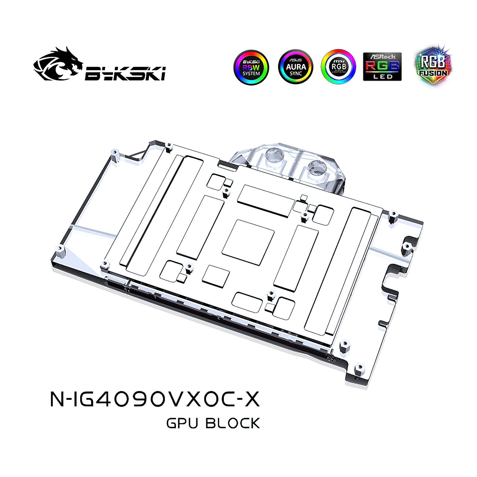 Sistem Pendingin Cairan GPU By - Rtx 4090 Water Block Full Cover ulasan dan harga